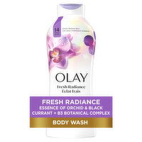 Olay Fresh Outlast Body Wash, Orchid & Black Currant, 22 Fluid ounce