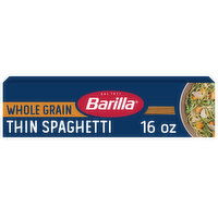 Barilla Whole Grain Thin Spaghetti Pasta, 16 Ounce