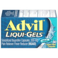 Advil Liqui-Gels Ibuprofen, 200 mg, Capsules, 80 Each