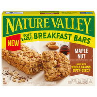Nature Valley Soft Baked Maple Nut Breakfast Bars, 5 Each