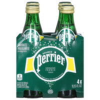 Perrier Mineral Water, Carbonated, 4 Each