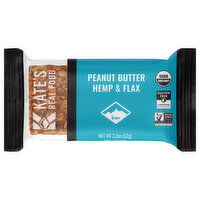 Kate's Real Food Bar, Peanut Butter Hemp & Flax, 2.2 Ounce