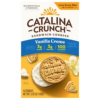 Catalina Crunch Vanilla Creme Sandwich Cookies, 14 Each