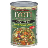 Jyoti Natural Foods Matar-Paneer, 15 Ounce