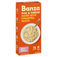 Banza Mac & Cheese, Made With Chickpea Pasta, White Cheddar, 5.5 Ounce