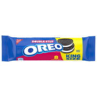 Oreo Sandwich Cookies, Chocolate, Double Stuf, King Size, 8 Each