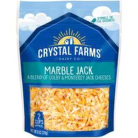 Crystal Farms Cheeses, Marble Jack, 8 Ounce