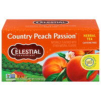 Celestial Seasonings Caffeine Free Country Peach Passion Herbal Tea, 20 Each