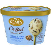 Kemps Crafted Collection Crafted Collection Chocolate Chip Cookie Dough Ice Cream, 1.5 Quart