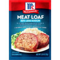 McCormick 30% Less Sodium Meat Loaf Seasoning Mix, 1.25 Ounce