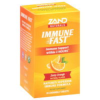 Zand Naturals Immune Fast, Zesty Orange, Tablets, 30 Each