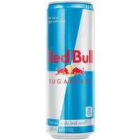 Red Bull Sugar Free Energy Drink, 151mg Caffeine, 16 Fluid ounce