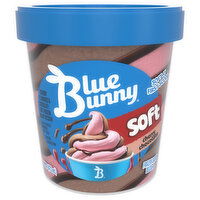Blue Bunny Frozen Dairy Dessert, Cherry Chocolate, Twist, 1 Pint