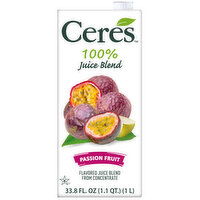 Ceres 100% Juice Blend, Passion Fruit, 33.8 Ounce