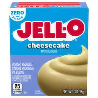 Jell-O Zero Sugar Cheesecake Flavor Instant Pudding & Pie Filling, 1 Ounce