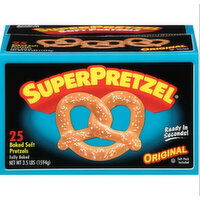 Super Pretzel Original Soft Pretzel Family Pack, 25 Each