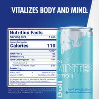 Red Bull Winter Edition Energy Drink Iced Vanilla Berry, with 80mg Caffeine, Taurine & B Vitamins, 8.4 Fluid ounce