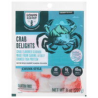 Louis Kemp Crab Delights, Chunk Style, 8 Ounce