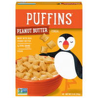 Puffins Cereal, Peanut Butter, 11 Ounce