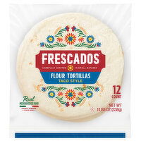 Frescados Tortillas, Flour, Taco Style, 12 Each