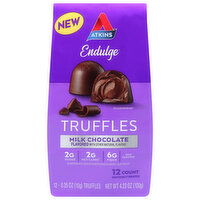 Atkins Endulge Truffles, Milk Chocolate, 12 Each