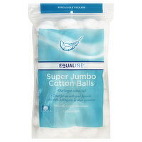 Equaline Cotton Balls, Super Jumbo, 70 Each