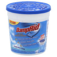 DampRid Moisture Absorber, Refillable, Fragrance Free, 10.5 Ounce