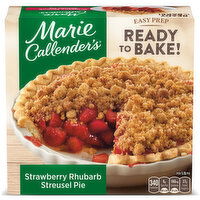 Marie Callender's Strawberry Rhubarb Streusel Pie Frozen Dessert, 33 Ounce