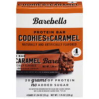 Barebells Cookies & Caramel Protein Bar, 4 Each