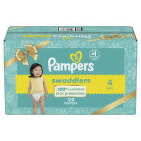 Pampers Swaddlers Swaddlers Diaper Size 4, 120 Each