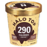 Halo Top Ice Cream, Light, Oatmeal Cookie, 1 Pint