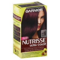 Nutrisse Hair Color, Permanent, Ultra Color, Deepest Intense Burgundy BR1, 1 Each