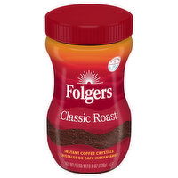 Folgers Instant Coffee Crystals, Classic Roast, 8 Ounce