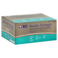 BD Ultra-Fine Insulin Syringes, Single Use, 1 cc, 100 Each