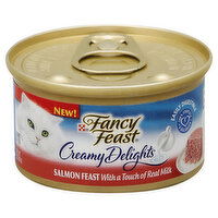 Fancy Feast Creamy Delights Cat Food, Gourmet, Salmon Feast, 3 Ounce