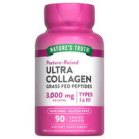 Nature's Truth Coated Caplets 3000 mg Pasture-Raised Ultra Collagen, 90 Each