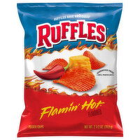 Ruffles Potato Chips, Flamin’ Hot Flavored, 2.5 Ounce