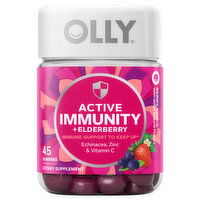 Olly Active Immunity, Berry Brave, Gummies, 45 Each