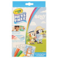 Crayola Coloring Pages & Markers, Bluey, 1 Each