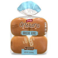 Sara Lee Artesano Brioche Buns, 8  count, 16 oz, 8 Each