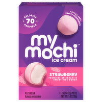 My/Mochi Ice Cream, Strawberry, 6 Each