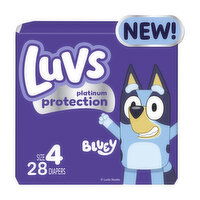 Luvs Platinum Protection Platinum Protection Baby Diapers, Size 4, 28 Each