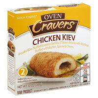 Koch Foods Oven Cravers Chicken Kiev, 2 Each