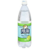 Polar Seltzer, Premium, Lime, 33.8 Fluid ounce