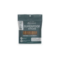 Dog Treat Naturals Superfood Sticks, Chicken & Cranberry, 6 Ounce