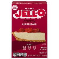 Jell-O Cherry Cheesecake Dessert Kit with Cherry Topping, Filling Mix & Crust Mix, 17.8 Ounce