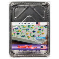 Handi-Foil Half Sheet Cake Pan & Lid, 1 Each