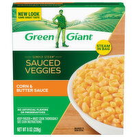 Green Giant Simply Steam Corn & Butter Sauce Sauced Veggies, 8 Ounce