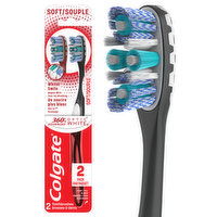 Colgate 360 Advanced Optic White Adult Manual Toothbrush, 2 Each