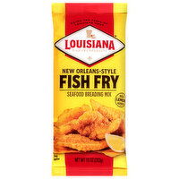 Louisiana Fish Fry Products New Orleans-Style Fish Fry Seafood Breading Mix, 10 Ounce